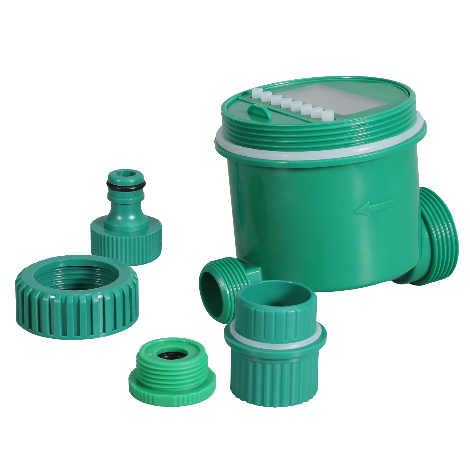 Automatischer Bewässerungstimer, elektrischer digitaler Gartenbewässerung Timer Batterie betrieben intelligente Blumen Gründungsteuerung für Garten Yard Lawn Gewächshaus Tropf