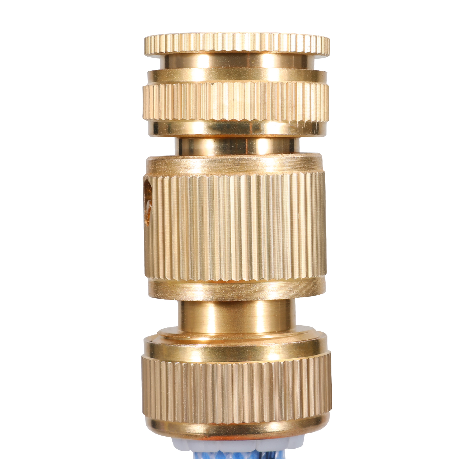 Solid Messing Schnellanschlüsse, weibliche Fäden Wasserhahnadapter 3/4 -Zoll -Schlauchverbindung Messing, geeignet für Waschmaschinen, Gartenschläuche, Waschen des Autos