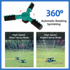 Fabrikversorgung 3 Arm Plastiksprinkler für Garten Rasen Bewässerung Bewässerungssystem