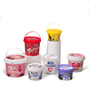 3 LTR-Lebensmittelqualität rund Plastikeimer & Badewanne