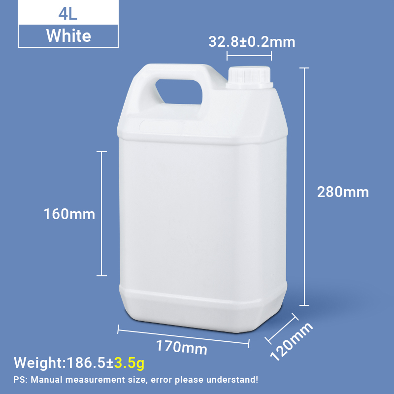 4L-F-Style-Krüge, 4-Liter-HDPE-Kunststoffkanister, Kunststoffkanister