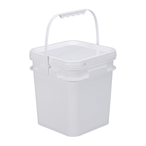 5L Quadratpp Plastikeimer - sichere, vielseitige und Lebensmittelsicherheit aufbewahrt