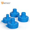 IBC -Anschluss Wasser Button -Stecker Tankanschluss Interner Gewinde S60 x 6 mit Schlauchanschluss 1/2 '' 3/4 '' 1 Zoll