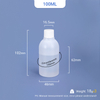 100 ml HDPE Runde Flasche 