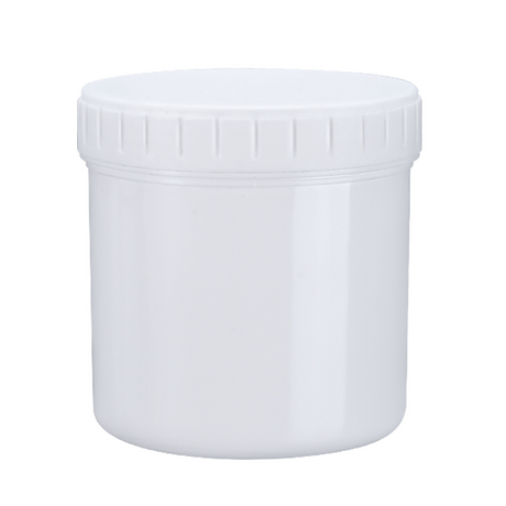 Umetass breiter Mundplastik -HDPE -Glas mit Schraubendeckel