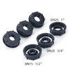 IBC-TOTE-Adapter 60 mm grobes Gewinde 1/2 '3/4 '' 1 Zoll Outlet, 275-330 Gallonen Abflussstecker für Wassertankgartenschlauch