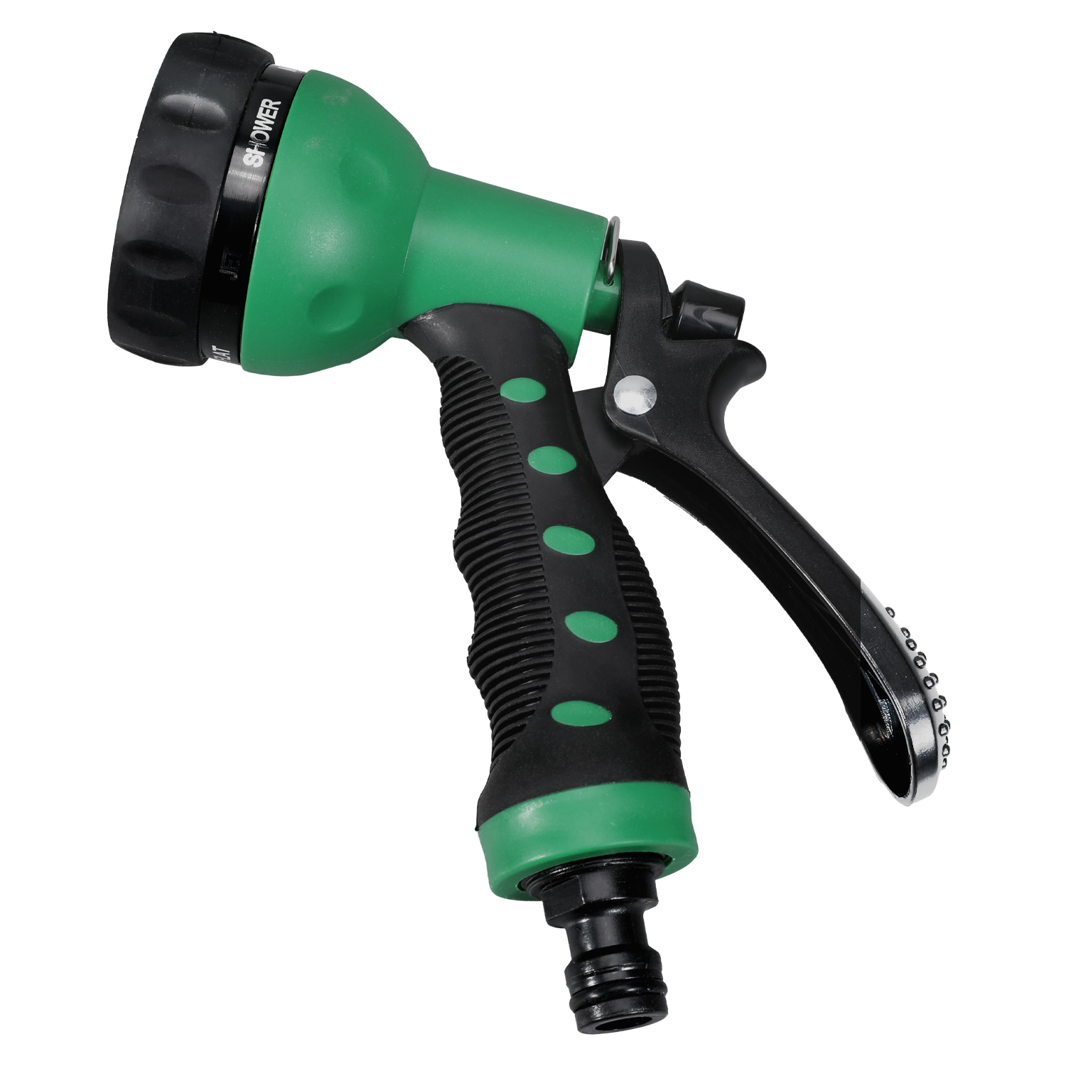 Gartenschlauch -Sprühpistole Set, Hochdruck -Sprühpistole 8 Funktion Schlauchspritzsprühgerät Multi -Wasser -Sprühpistole für Bewässerung von Pflanzen oder Rasenflächen, Autowaschen, Haustier duschen, Fenster reinigen