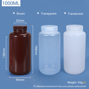1000 ml breiter Hals Plastikpp/HDPE -Flasche