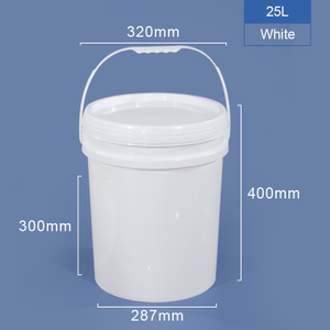 25l PP Plastikeimer mit Deckel