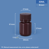 30 ml breiter Hals -Plastik -PP / HDPE -Flasche