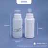 300 ml Kunststoff-HDPE-Flasche mit TE-Deckel