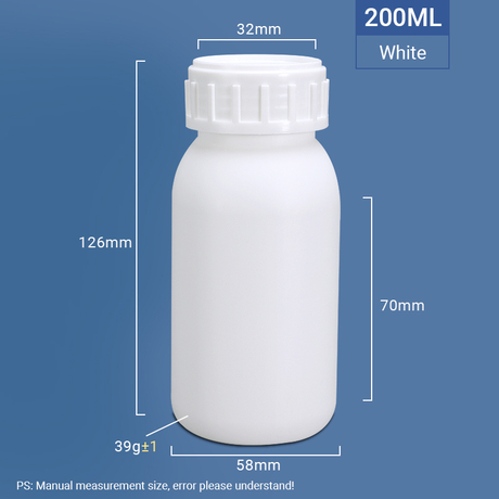 200 ml Coex Flasche Hochbarriereflasche für Pestizid