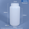 1000 ml breiter Hals Plastikpp/HDPE -Flasche