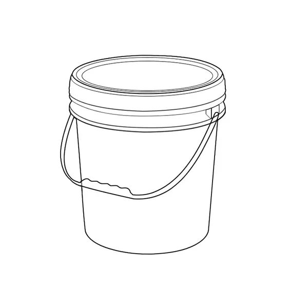 Plastikeimer – rund