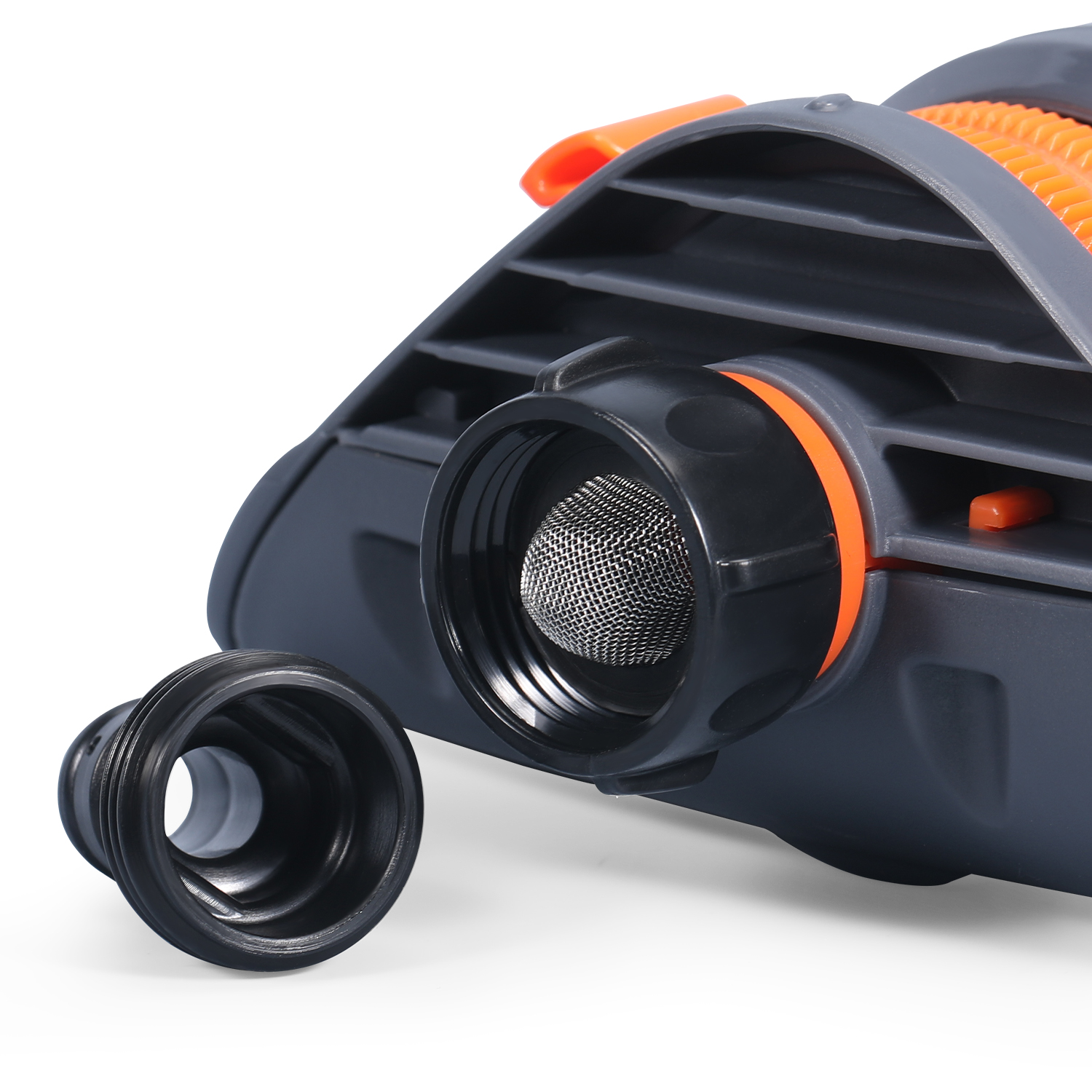 Oszillierender Rasensprinkler mit 19 Loch-Messingdüsen, deckt bis zu 8-10 m und beinhaltet Sprühdüsenreinigungsnadel