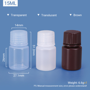 15 ml breiter Hals -Plastik -PP/HDPE -Flasche