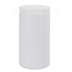 1000 ml HDPE-Kunststoffgefäß mit weitem Mund und Schraubverschluss