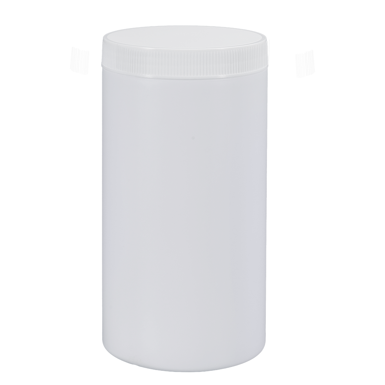 1000 ml HDPE-Kunststoffgefäß mit weitem Mund und Schraubverschluss