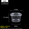 14oz 520ml transparenter PET-Kunststoffbecher