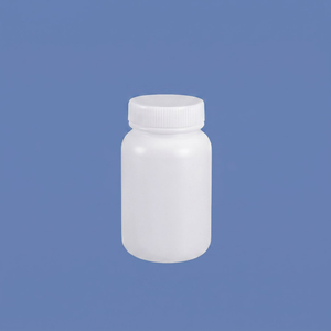 250 ml HDPE-Weithals-Kunststoffflasche mit auslaufsicherem Innendeckel für den Einsatz im Chemielabor