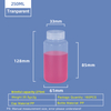 250 ml Weithals-Kunststoff-PP-Flasche