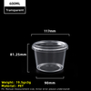 16oz 600ml transparenter PET-Kunststoffbecher