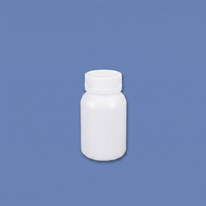 100 ml HDPE-Weithals-Kunststoffflasche mit auslaufsicherem Innendeckel für den Einsatz im Chemielabor