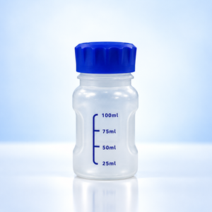100-ml-PP-Reagenzflasche mit Skalenstrich