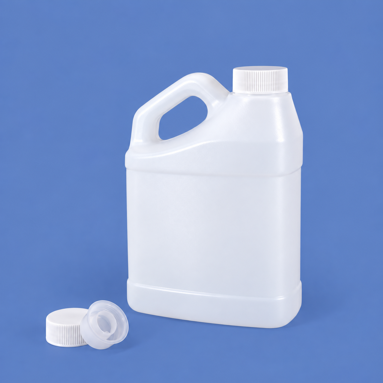 950 ml Krüge im F-Stil, transparenter HDPE-Weinplastikkanister in Lebensmittelqualität