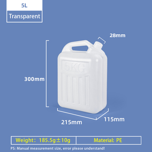 5L Krüge im F-Stil, 5 Liter Kanister aus lebensmittelechtem PE-Weinkunststoff