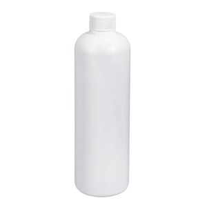 500 ml durchscheinende weiße PE-Flasche mit Induktionsdichtung mit Schraubverschluss