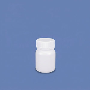 50 ml HDPE-Weithals-Kunststoffflasche mit auslaufsicherem Innendeckel für den Einsatz im Chemielabor