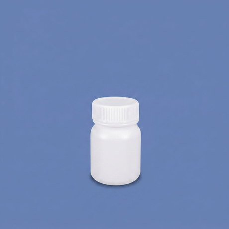 50 ml HDPE-Weithals-Kunststoffflasche mit auslaufsicherem Innendeckel für den Einsatz im Chemielabor