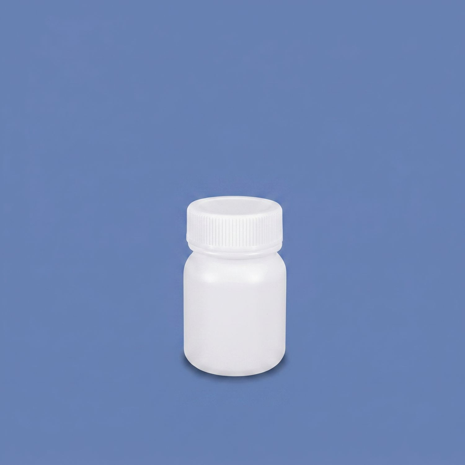 50 ml HDPE-Weithals-Kunststoffflasche mit auslaufsicherem Innendeckel für den Einsatz im Chemielabor