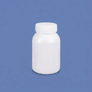 300 ml HDPE-Weithals-Kunststoffflasche mit auslaufsicherem Innendeckel für den Einsatz im Chemielabor