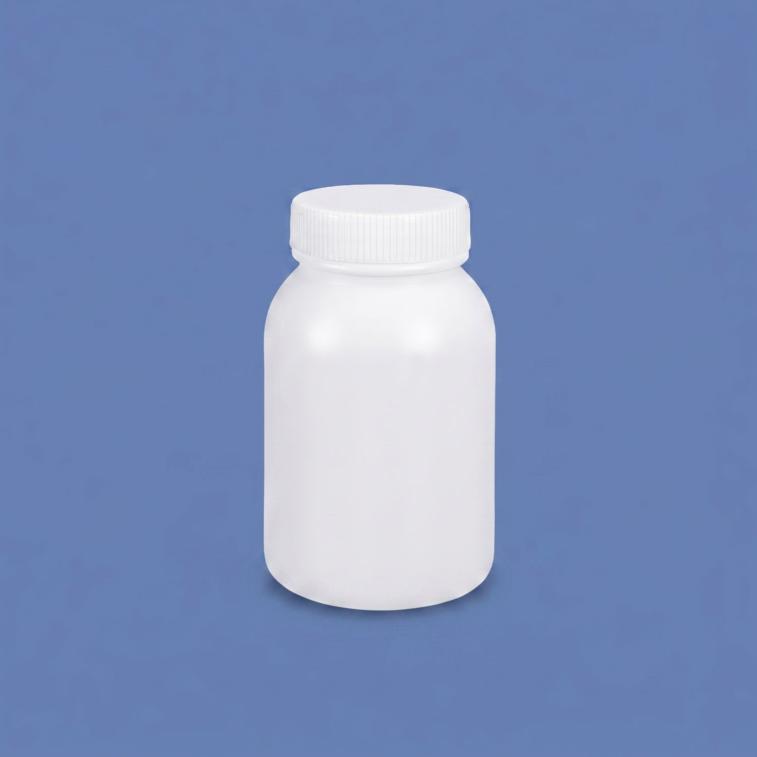 300 ml HDPE-Weithals-Kunststoffflasche mit auslaufsicherem Innendeckel für den Einsatz im Chemielabor